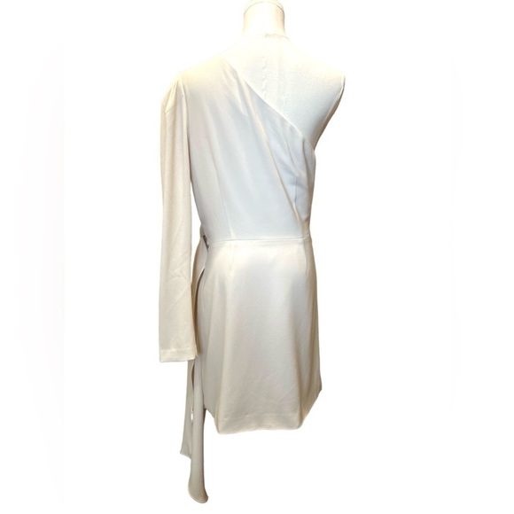 RONNY KOBO  Rema One Shoulder  Dress in Cream Sz L - Picture 5 of 6